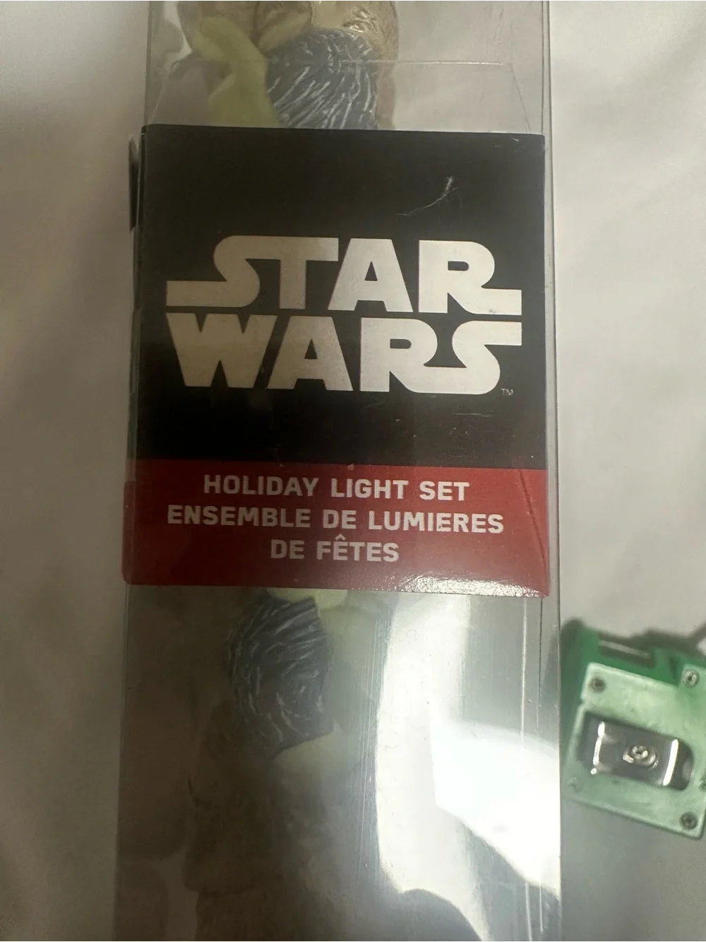 Star Wars Yoda Holiday String Lights - Green and Brown